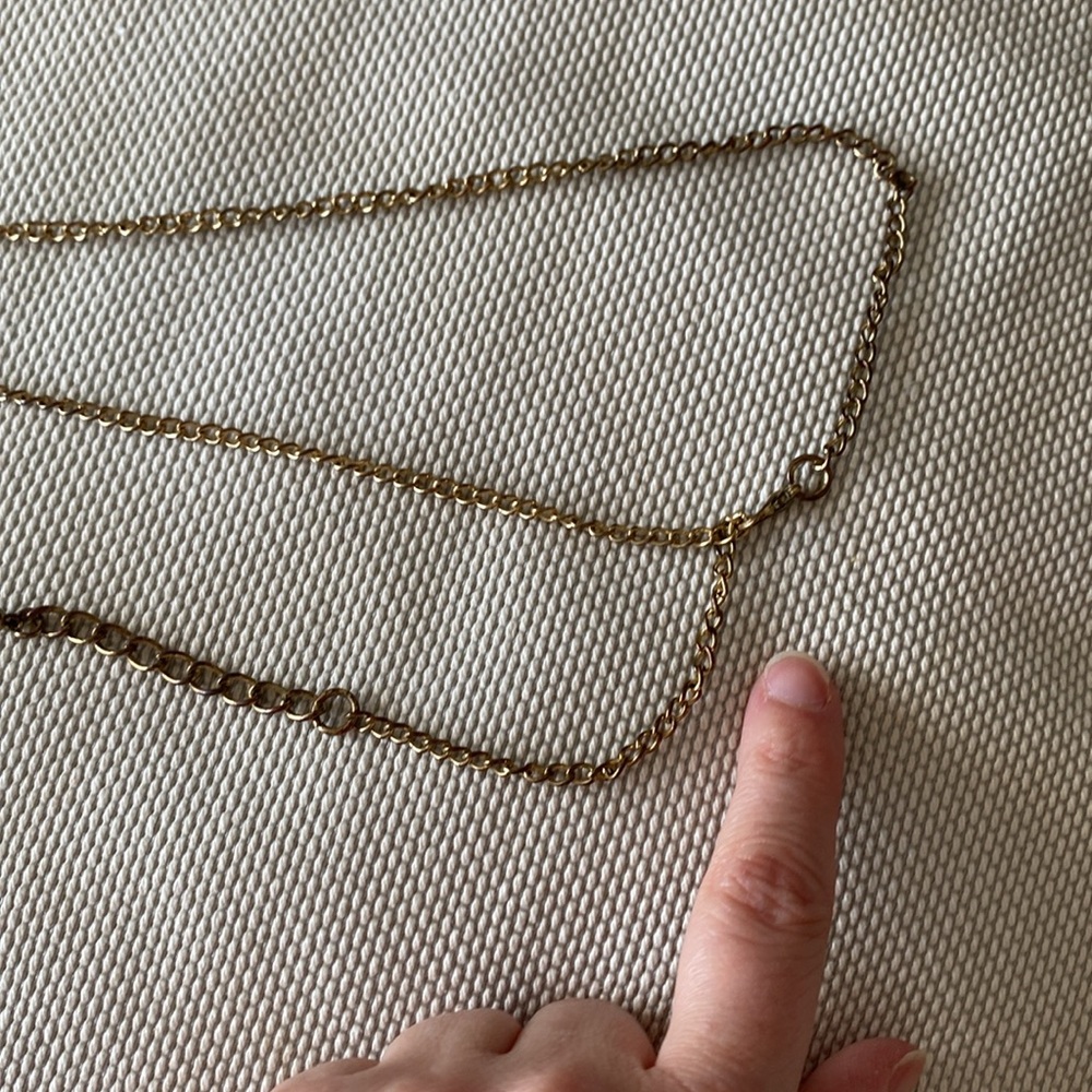 Gold and Green Statement Necklace - Picture 5 of 5